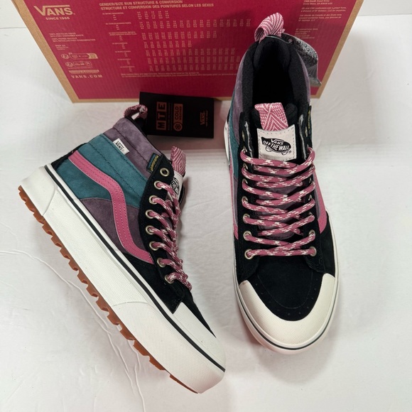 Vans Sk8-Hi MTE-2 Trekker Multi Color High Top Sneakers Women 8 Men 6.5 - Picture 1 of 12